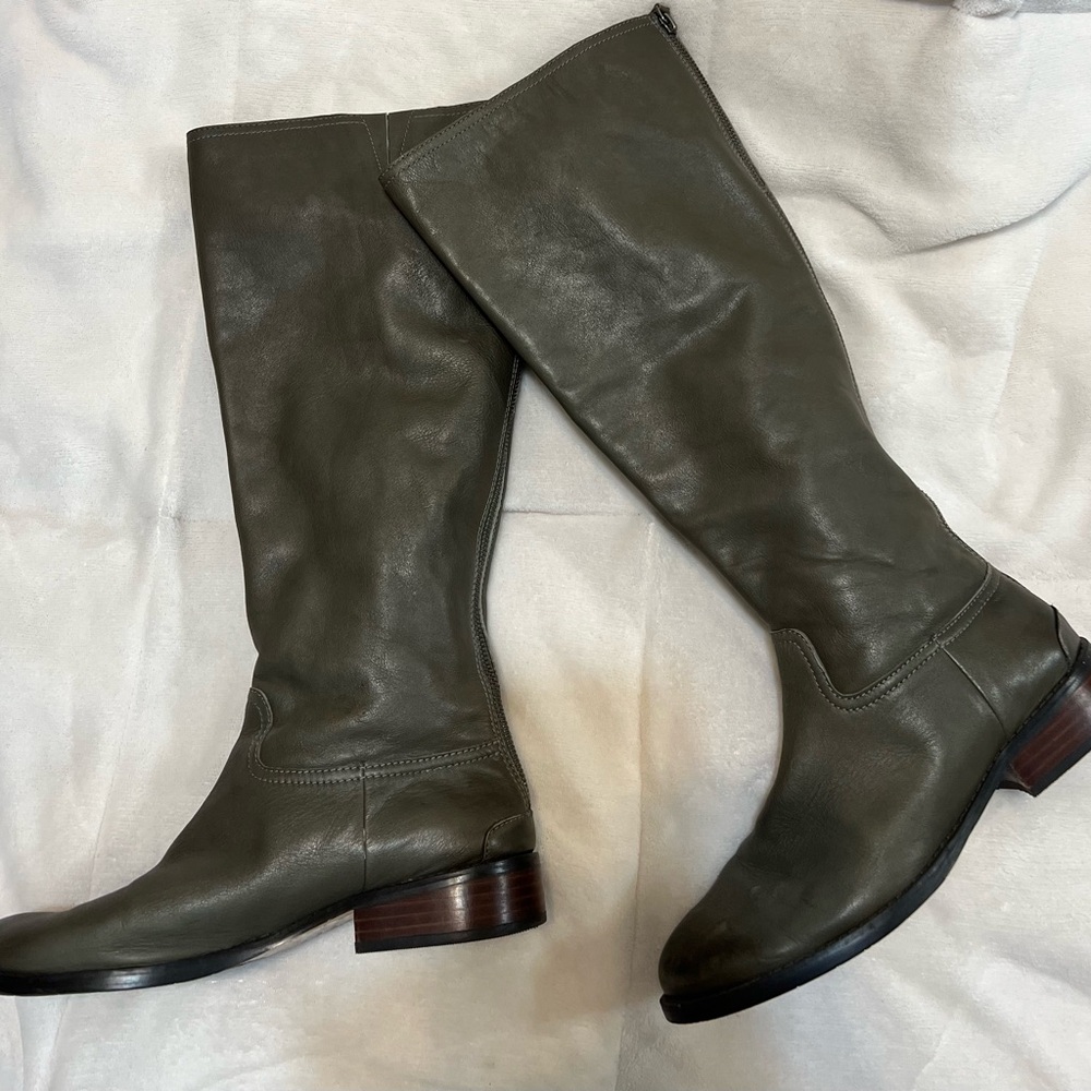 Grey Halogen Knee-High Boots
